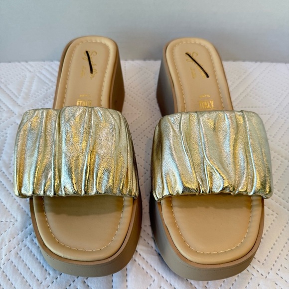 Seychelles Coney Island Slide Platform Sandals Size 8 - Picture 3 of 9
